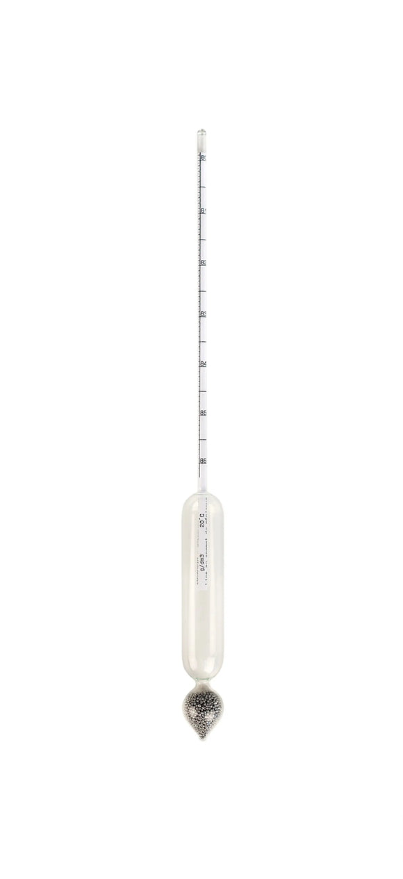 Aréomètre en masse volumique par 60g/dm3