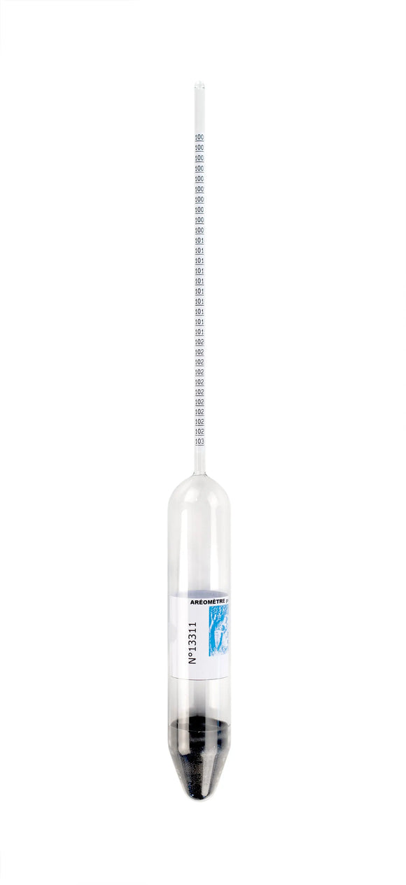 Hydrometer by 30g/dm3 with verification report