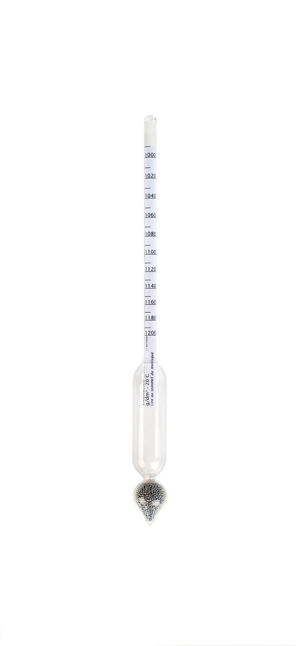 399010 - Areómetro en densidad por 200g /dm3